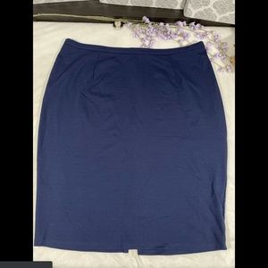 NEW City Chic Zip Back Pencil‎ Skirt in Blue [ SZ Large 20W ]